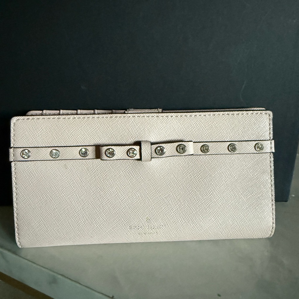 Kate Spade Elegant Studded Leather Wallet